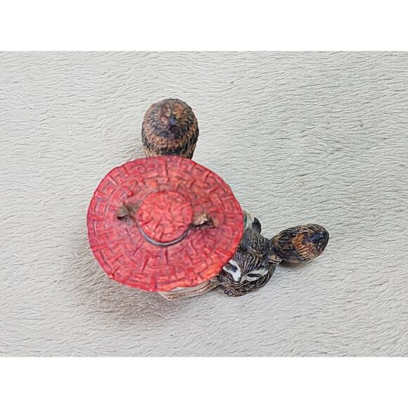 Holly And Chester Racoon Figurine 1986 H4051 Tall 2" Home Decor Taiwan Vintage - Picture 12 of 14